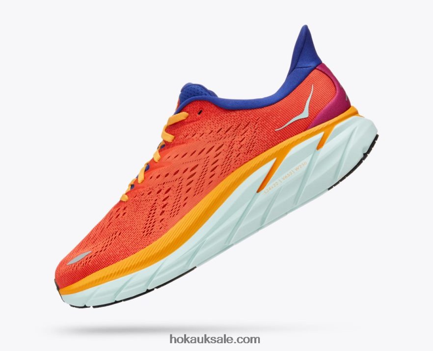 XHPD4N581 Clifton 8 Men Fiesta/Bluing Hoka
