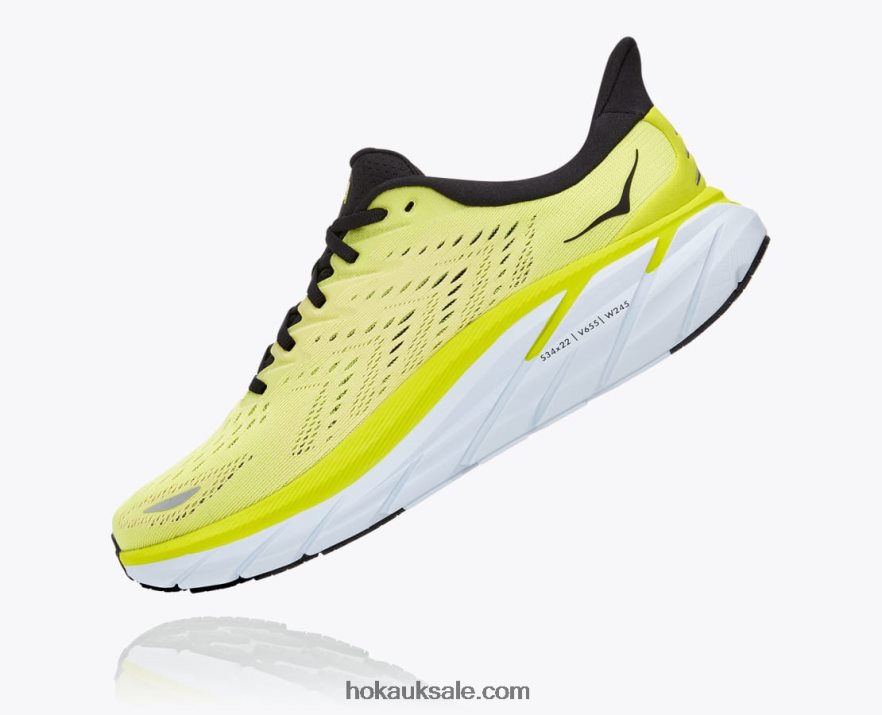 XHPD4N585 Clifton 8 Men Evening Primrose/Charlock Hoka