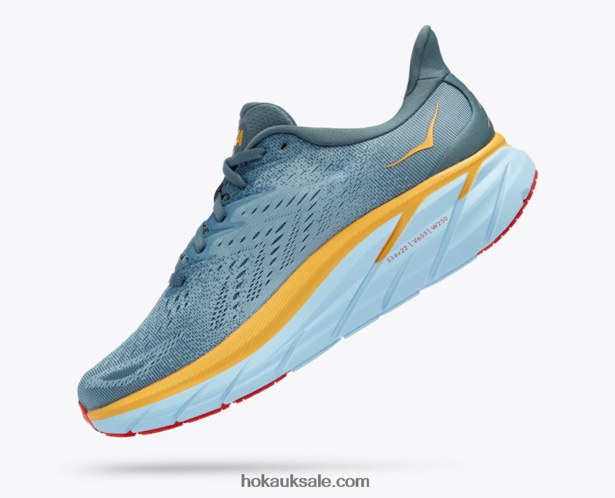 XHPD4N586 Clifton 8 Men White Hoka