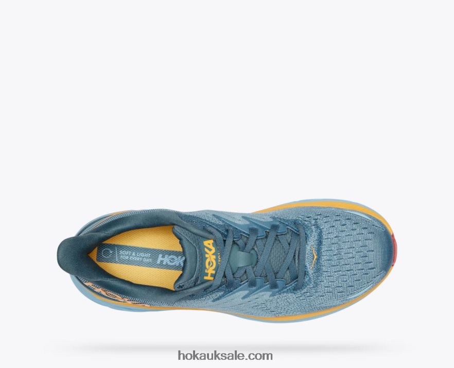 XHPD4N586 Clifton 8 Men White Hoka