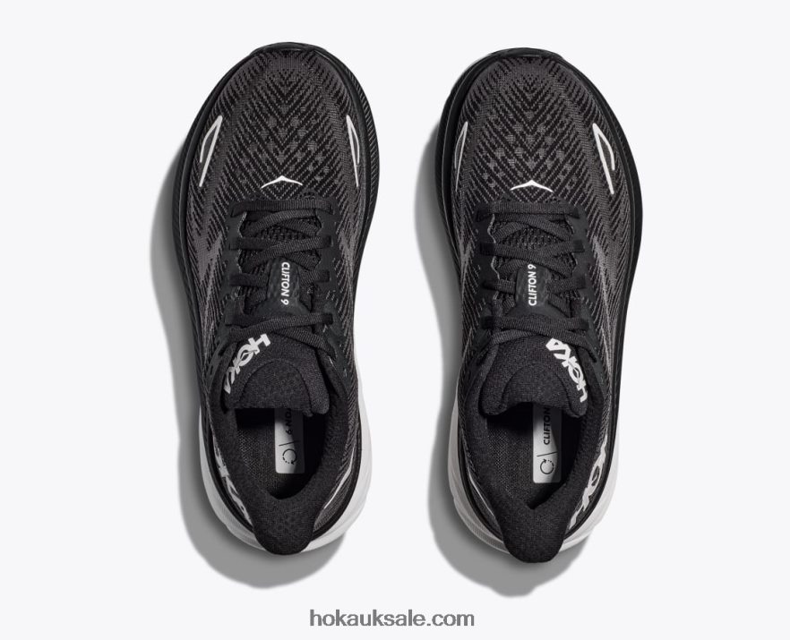 XHPD4N588 Clifton 9 Men Black/White Hoka