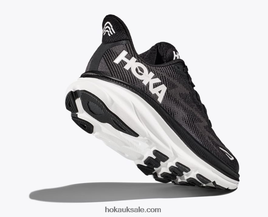 XHPD4N588 Clifton 9 Men Black/White Hoka