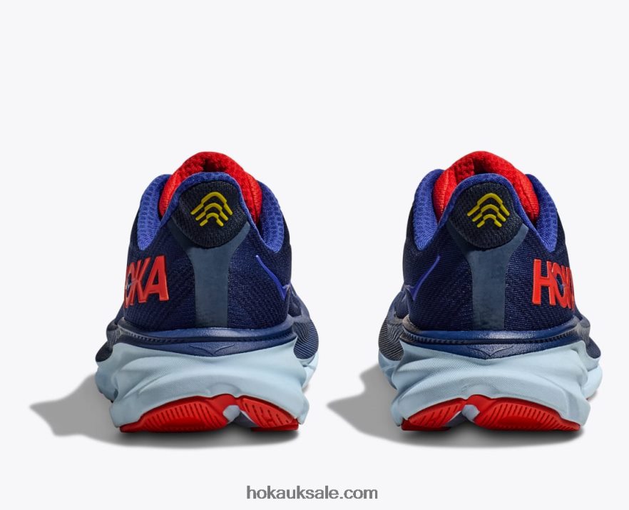 XHPD4N590 Clifton 9 Men Bellwether Blue/Dazzling Blue Hoka