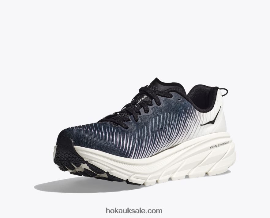 XHPD4N593 Rincon 3 Men Black/White Hoka