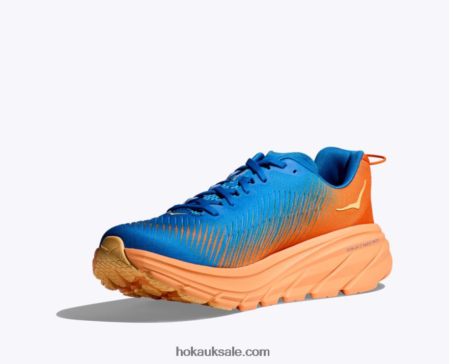 XHPD4N594 Rincon 3 Men Coastal Sky/Vibrant Orange Hoka
