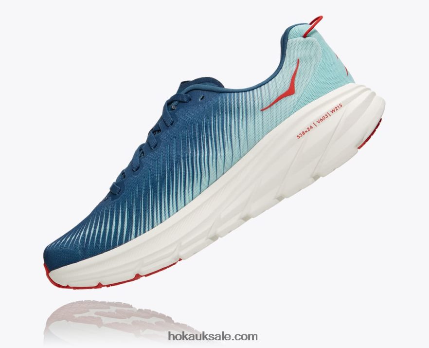 XHPD4N602 Rincon 3 Men Real Teal/Eggshell Blue Hoka