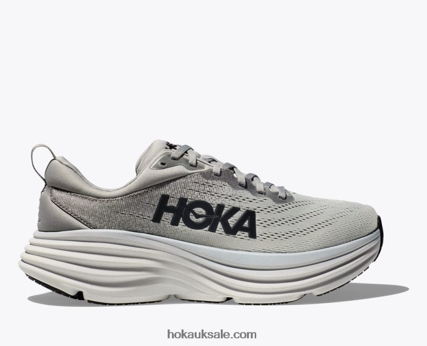 XHPD4N613 Bondi 8 Men Sharkskin/Harbor Mist Hoka