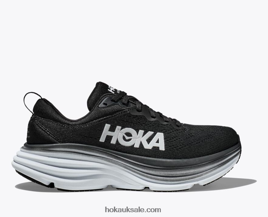 XHPD4N616 Bondi 8 Men Black/White Hoka