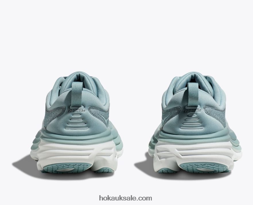 XHPD4N689 Bondi 8 Men Sharkskin/Harbor Mist Hoka