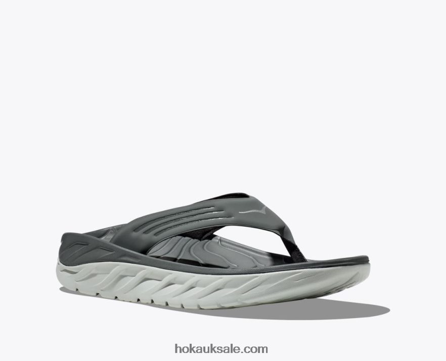 XHPD4N563 ORA Recovery Flip Men Balsam Green/Mercury Hoka