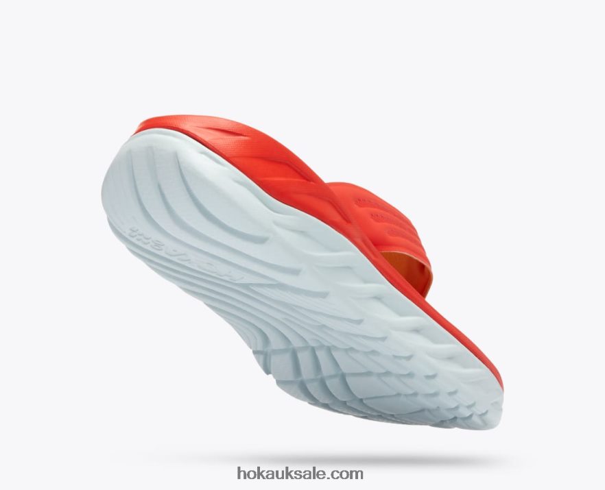 XHPD4N565 ORA Recovery Flip Men Fiesta/Amber Yellow Hoka