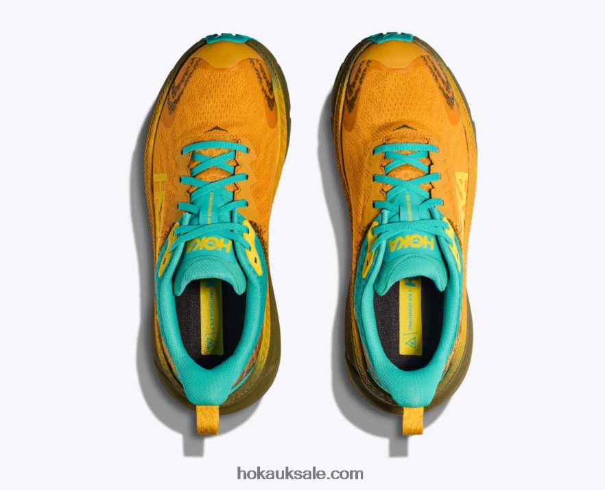 XHPD4N482 Challenger 7 GTX Men Golden Yellow/Avocado Hoka