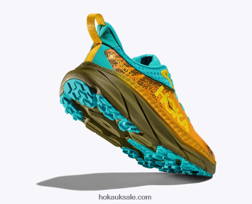 XHPD4N482 Challenger 7 GTX Men Golden Yellow/Avocado Hoka