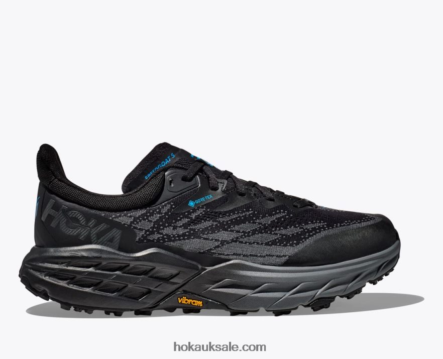 XHPD4N485 Speedgoat 5 GTX Men Black Hoka