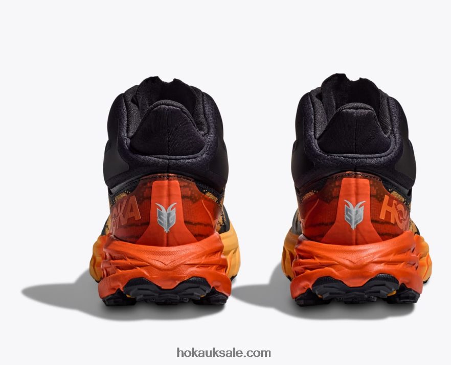 XHPD4N486 Speedgoat 5 Mid GTX Men Blue Graphite/Amber Yellow Hoka