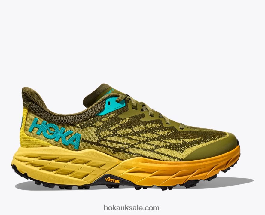 XHPD4N490 Speedgoat 5 Men Avocado/Passion Fruit Hoka