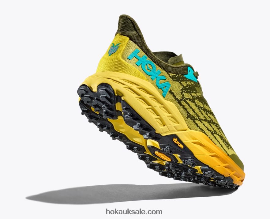 XHPD4N490 Speedgoat 5 Men Avocado/Passion Fruit Hoka