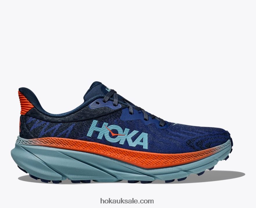 XHPD4N494 Challenger 7 Men Bellwether Blue/Stone Blue Hoka