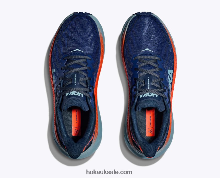 XHPD4N494 Challenger 7 Men Bellwether Blue/Stone Blue Hoka