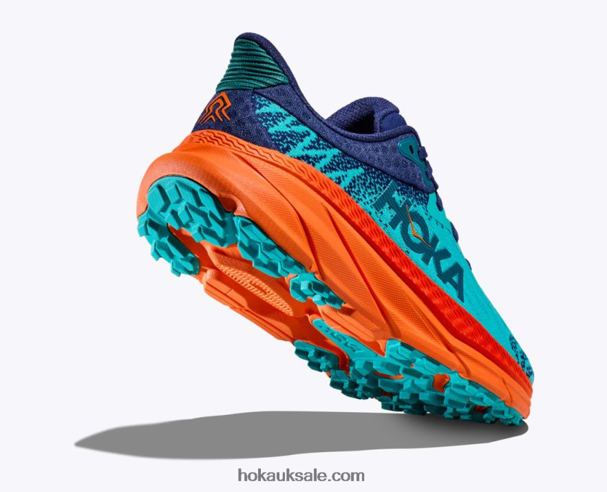 XHPD4N495 Challenger 7 Men Ceramic/Vibrant Orange Hoka