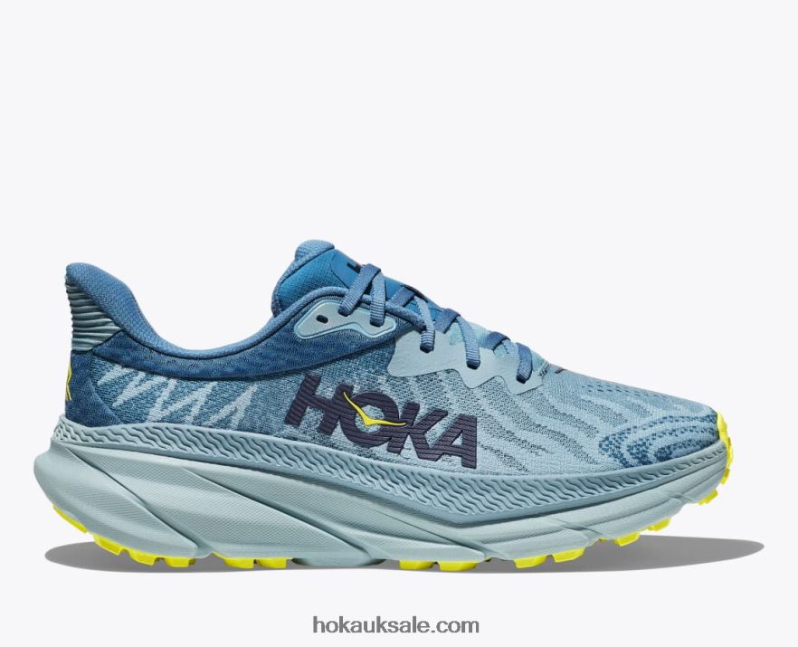 XHPD4N497 Challenger 7 Men Stone Blue/Evening Primrose Hoka