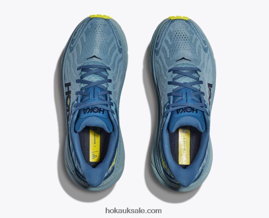 XHPD4N497 Challenger 7 Men Stone Blue/Evening Primrose Hoka