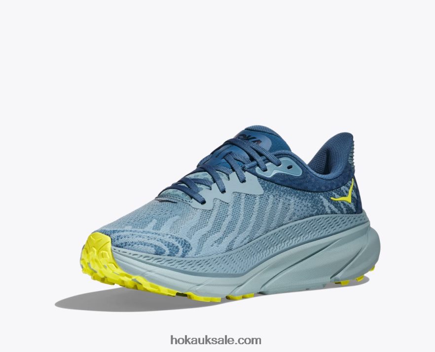 XHPD4N497 Challenger 7 Men Stone Blue/Evening Primrose Hoka