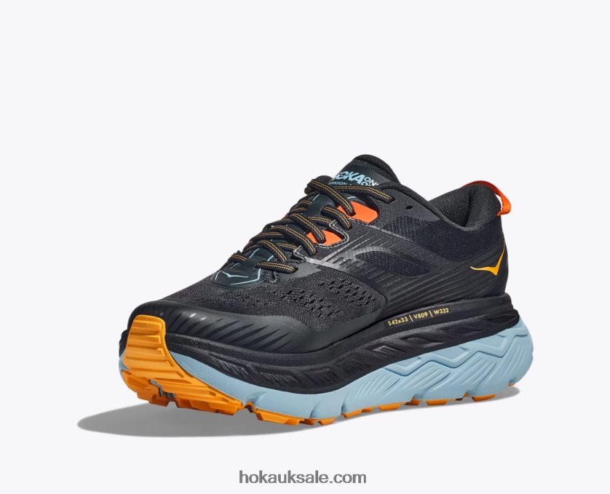 XHPD4N502 Stinson 6 Men Blue Graphite/Summer Song Hoka