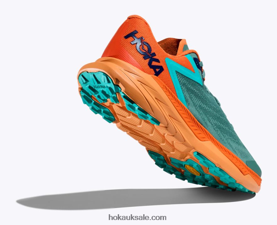 XHPD4N509 Zinal Men Trellis/Vibrant Orange Hoka
