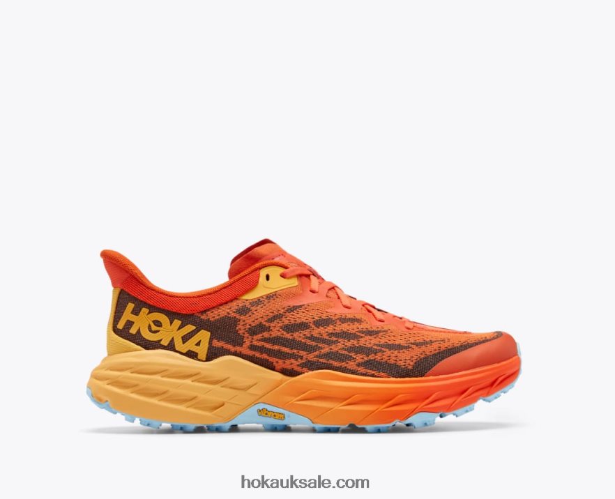 XHPD4N608 Speedgoat 5 Men Puffin's Bill/Amber Yellow Hoka