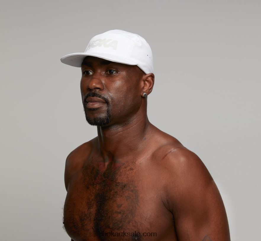 XHPD4N396 Performance Hat Women White/Cool Grey Hoka