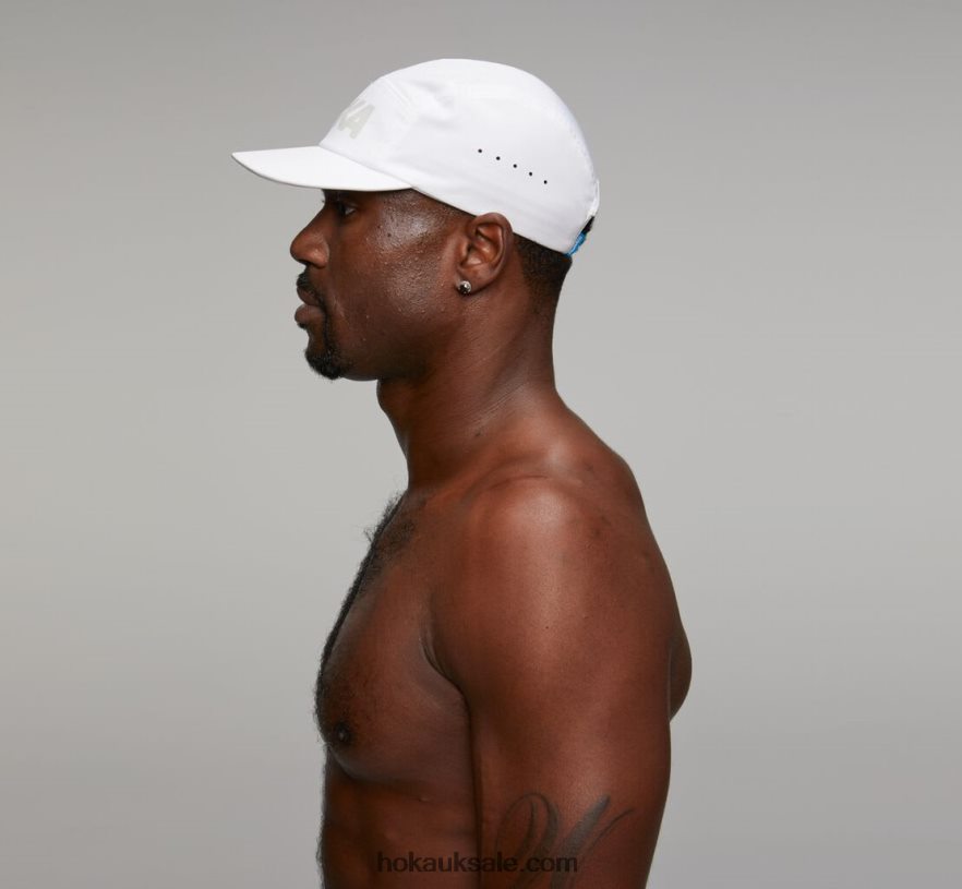 XHPD4N396 Performance Hat Women White/Cool Grey Hoka