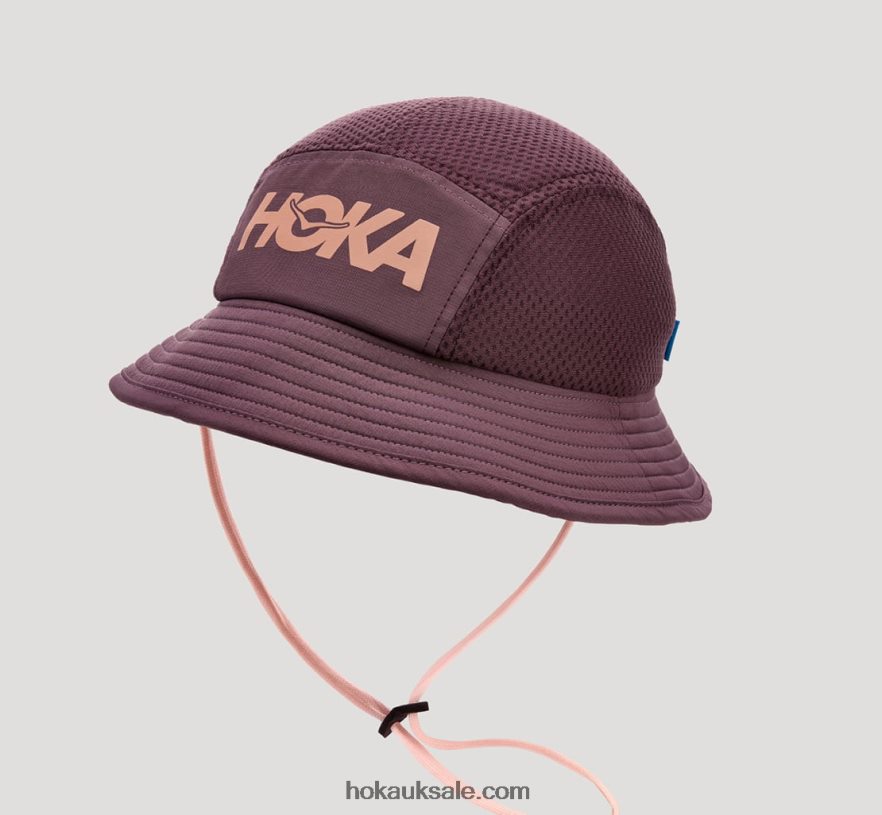 XHPD4N397 Adventure Hat Women Raisin Hoka