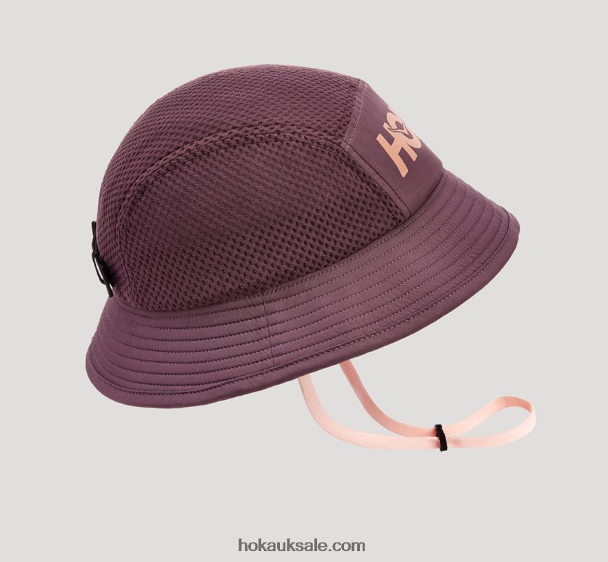 XHPD4N397 Adventure Hat Women Raisin Hoka