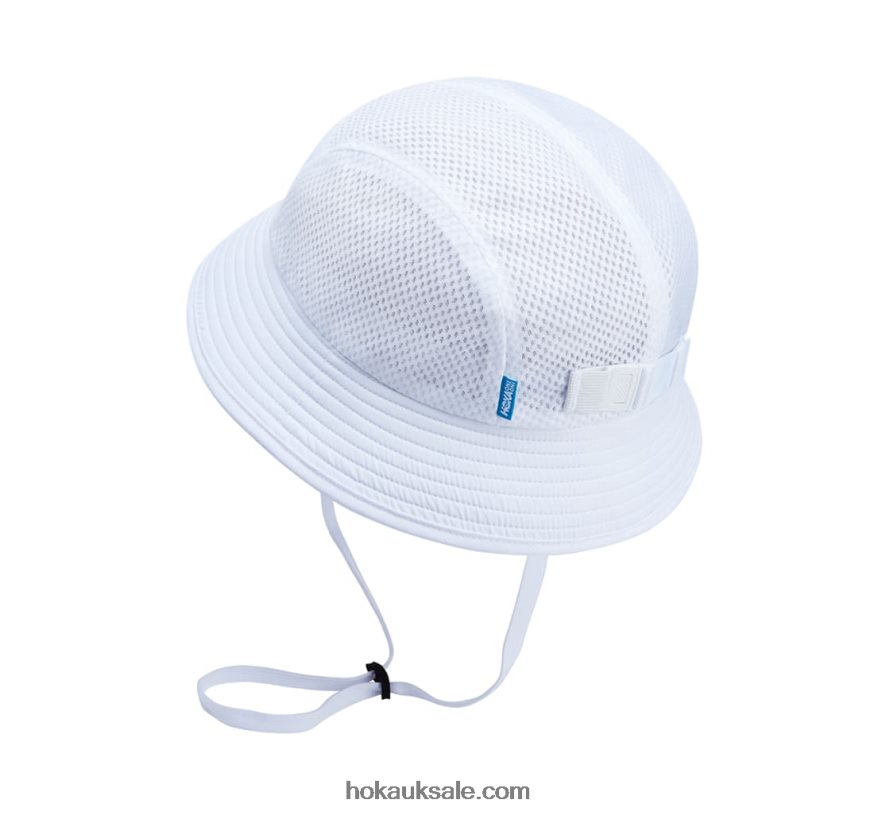 XHPD4N399 Adventure Hat Women White/Diva Blue Hoka