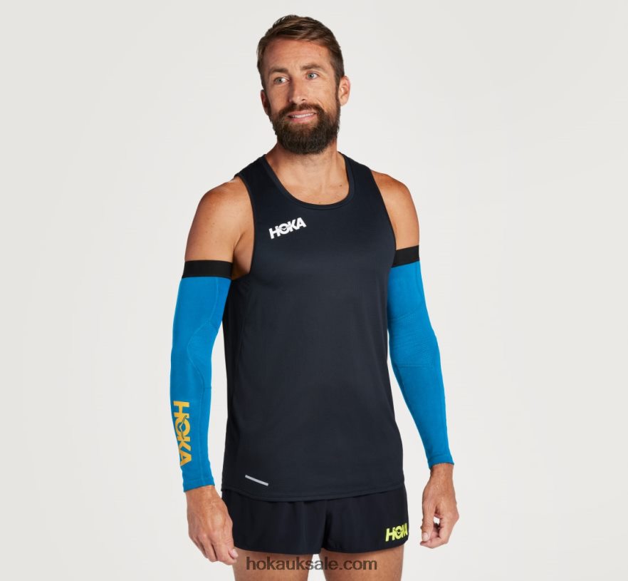 XHPD4N405 Flight Arm Sleeves Women Diva Blue Hoka