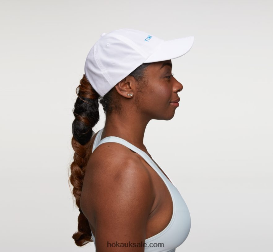 XHPD4N407 All-Day Hat Women White/Diva Blue Hoka