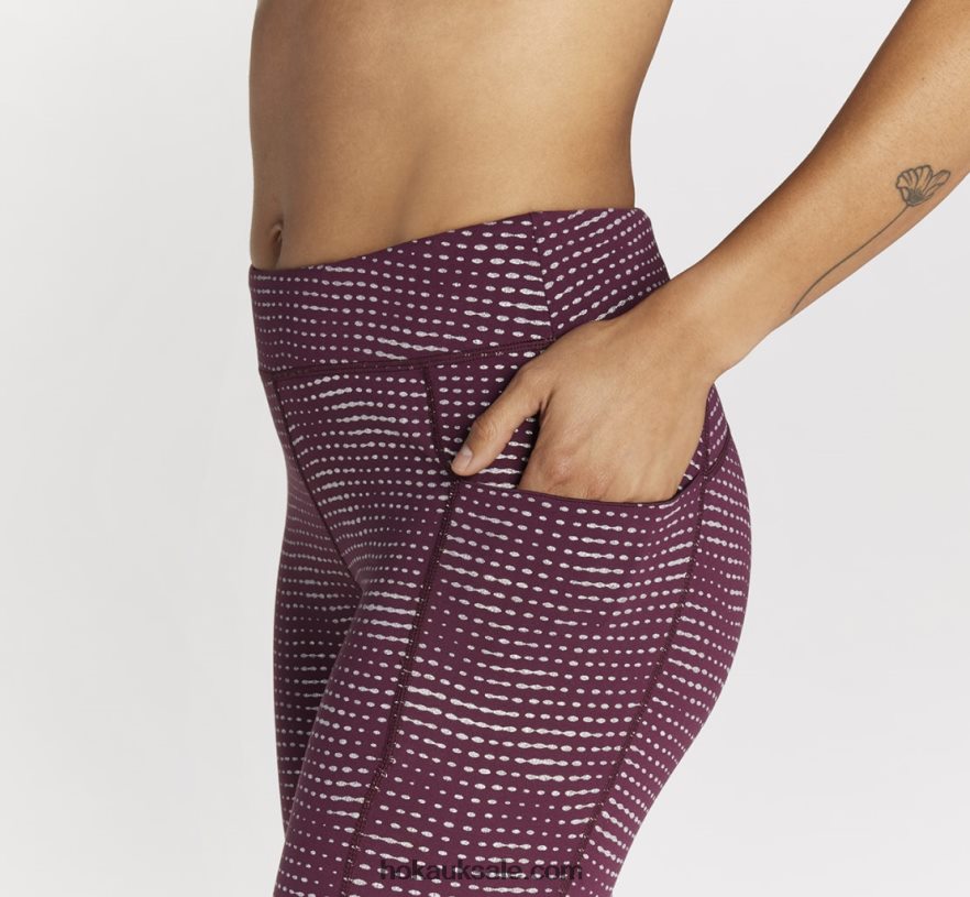 XHPD4N357 Performance Tight Women Grape Wine Hoka