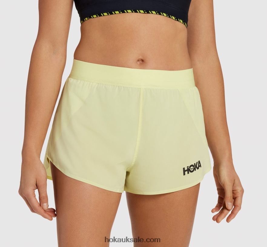 XHPD4N355 Split Short Women Black Hoka