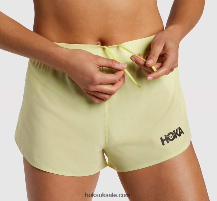 XHPD4N355 Split Short Women Black Hoka
