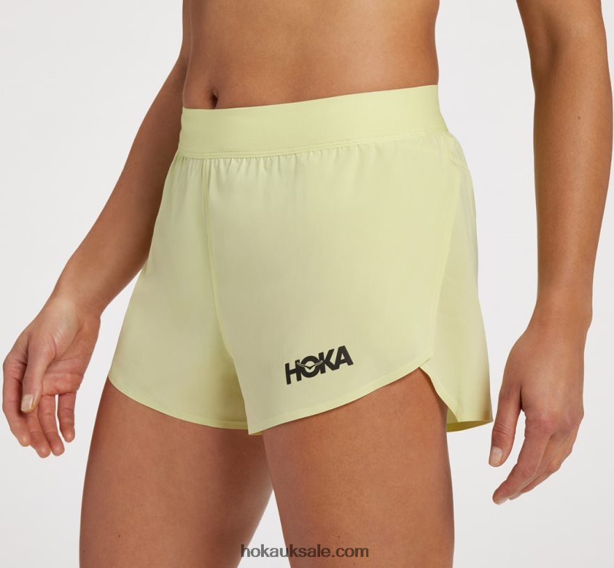 XHPD4N355 Split Short Women Black Hoka