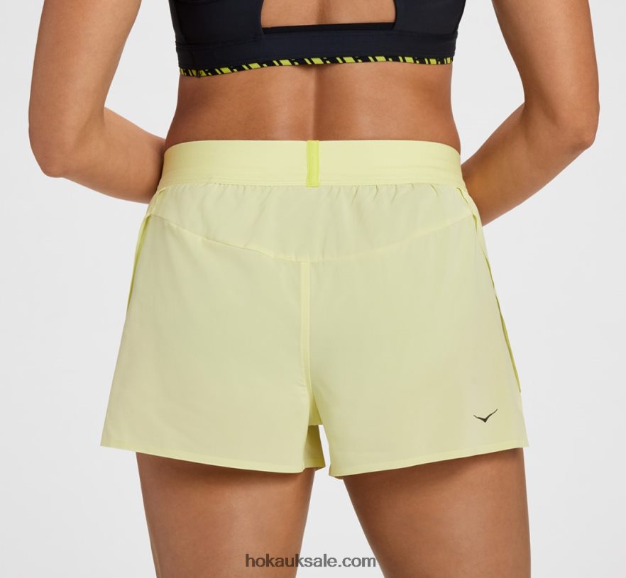 XHPD4N355 Split Short Women Black Hoka