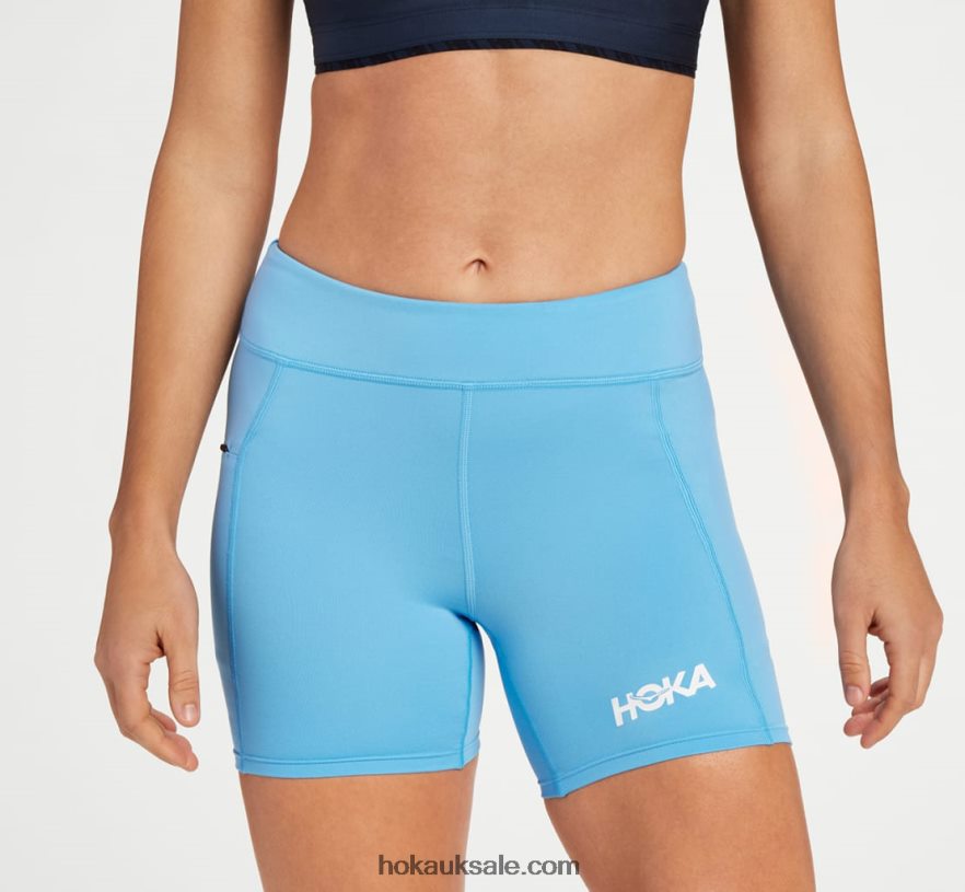 XHPD4N366 Hupana 5" Short Women Black Hoka