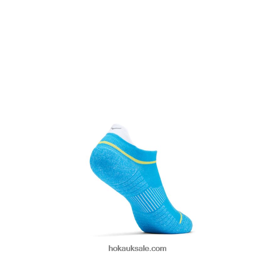 XHPD4N379 No-Show Run Sock Women Diva Blue/Citrus Hoka