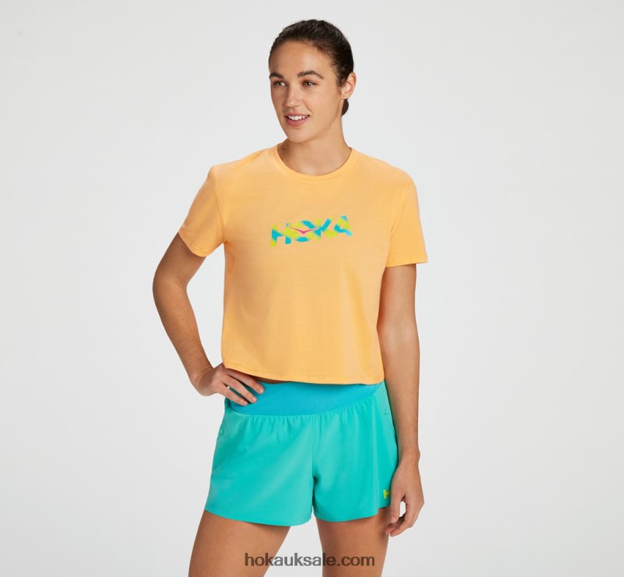 XHPD4N317 All-Day Tee Women Bluing Hoka