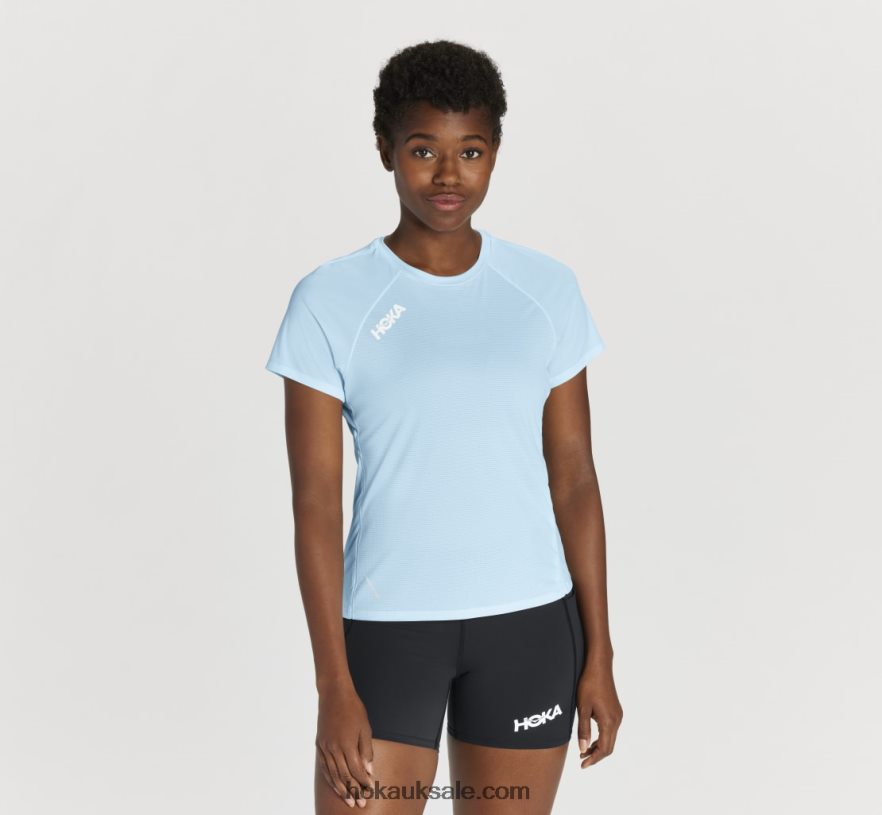 XHPD4N334 Glide Short Sleeve Women Summer Song Hoka