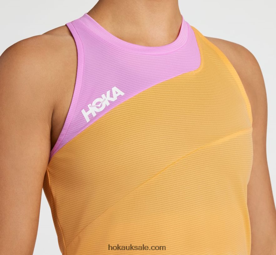 XHPD4N342 Glide Tank Women Mock Orange Hoka