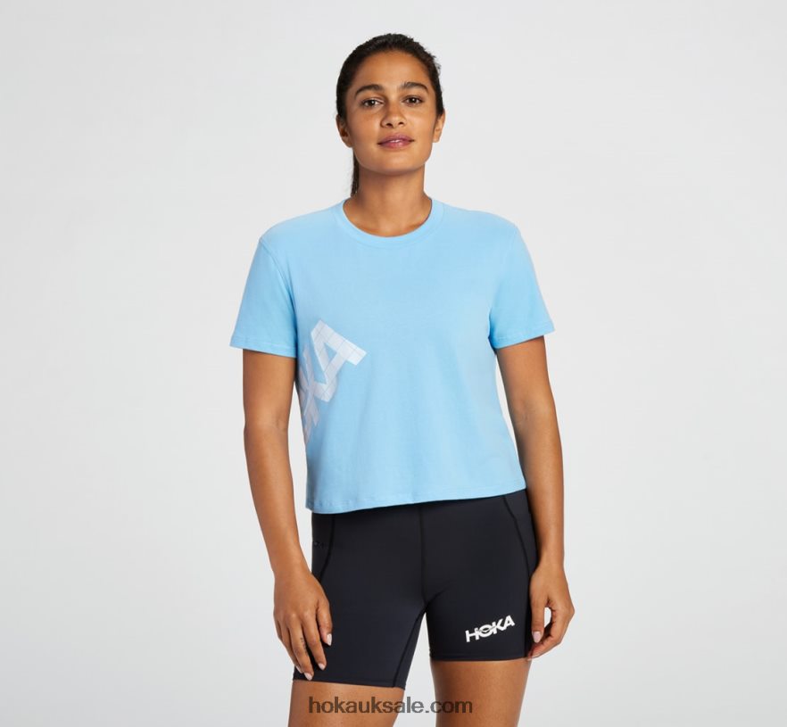XHPD4N343 All-Day Tee Women All Aboard Hoka