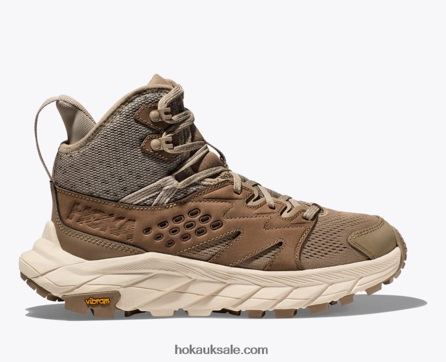 XHPD4N144 Anacapa Breeze Mid Women Dune/Eggnog Hoka