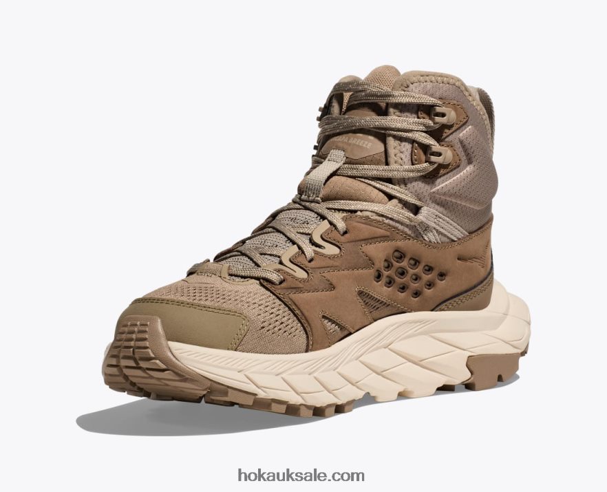 XHPD4N144 Anacapa Breeze Mid Women Dune/Eggnog Hoka